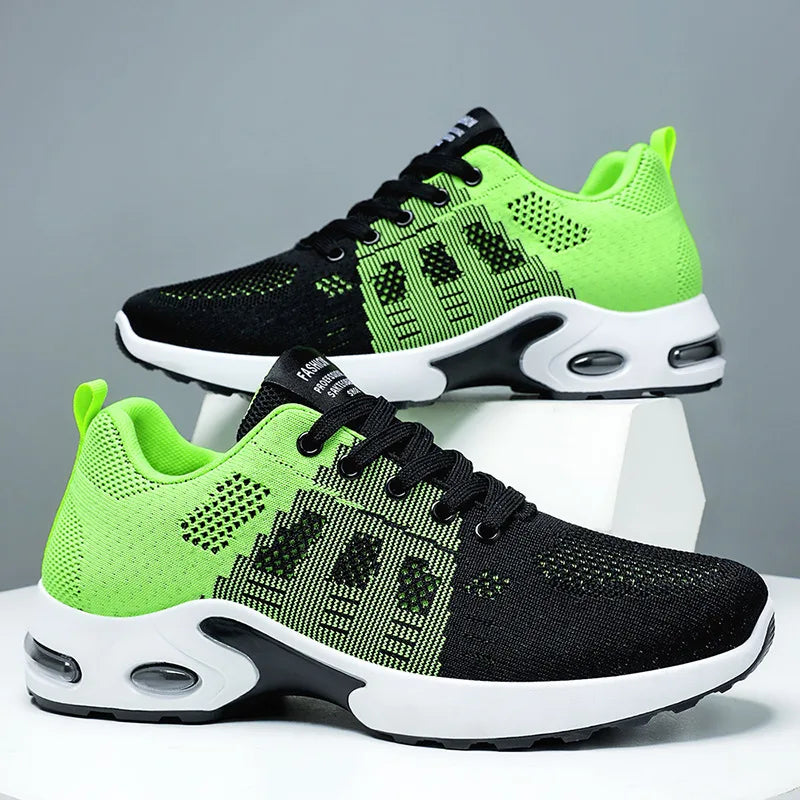 Zerano unisex sneakers med snørelukning – sko i tekstil til daglig brug