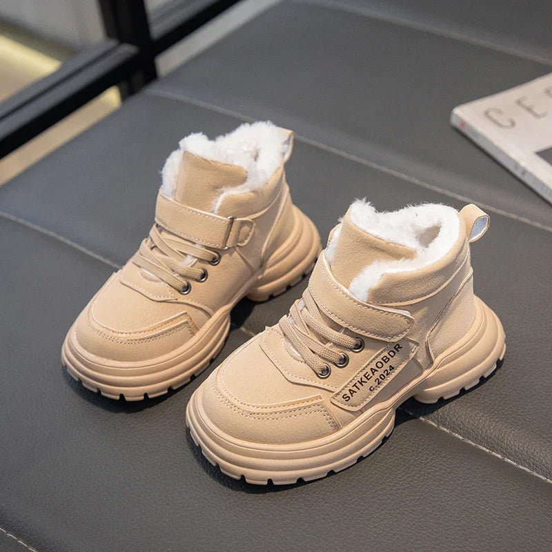 Elias Vinterstøvler med Velcro for Børn