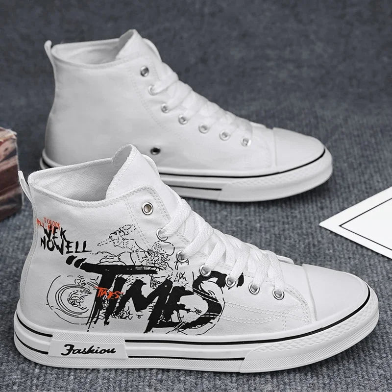 Tavion Herre High-Top Sneakers med Snøring