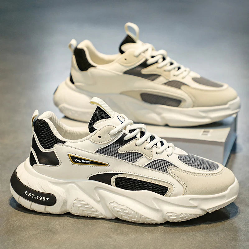 Radeon sneakers til mænd – åndbare mesh-sko med kraftig sål