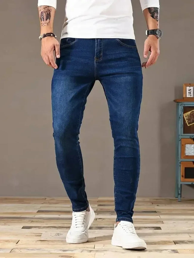 Torvian herrejeans med lige ben og medium talje