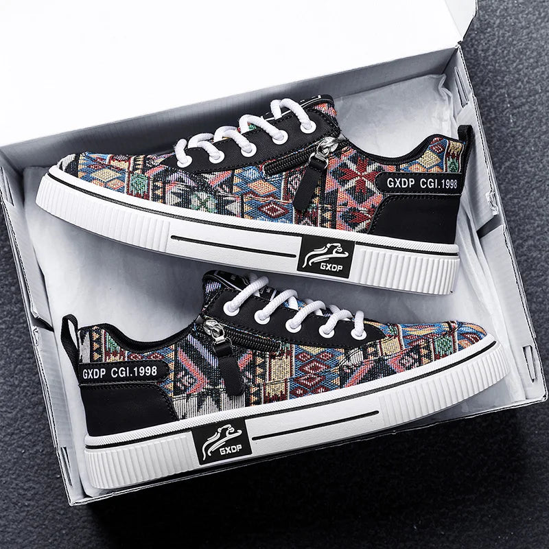 Virexo Herre Sneakers med Snøring og Mesh Overdel