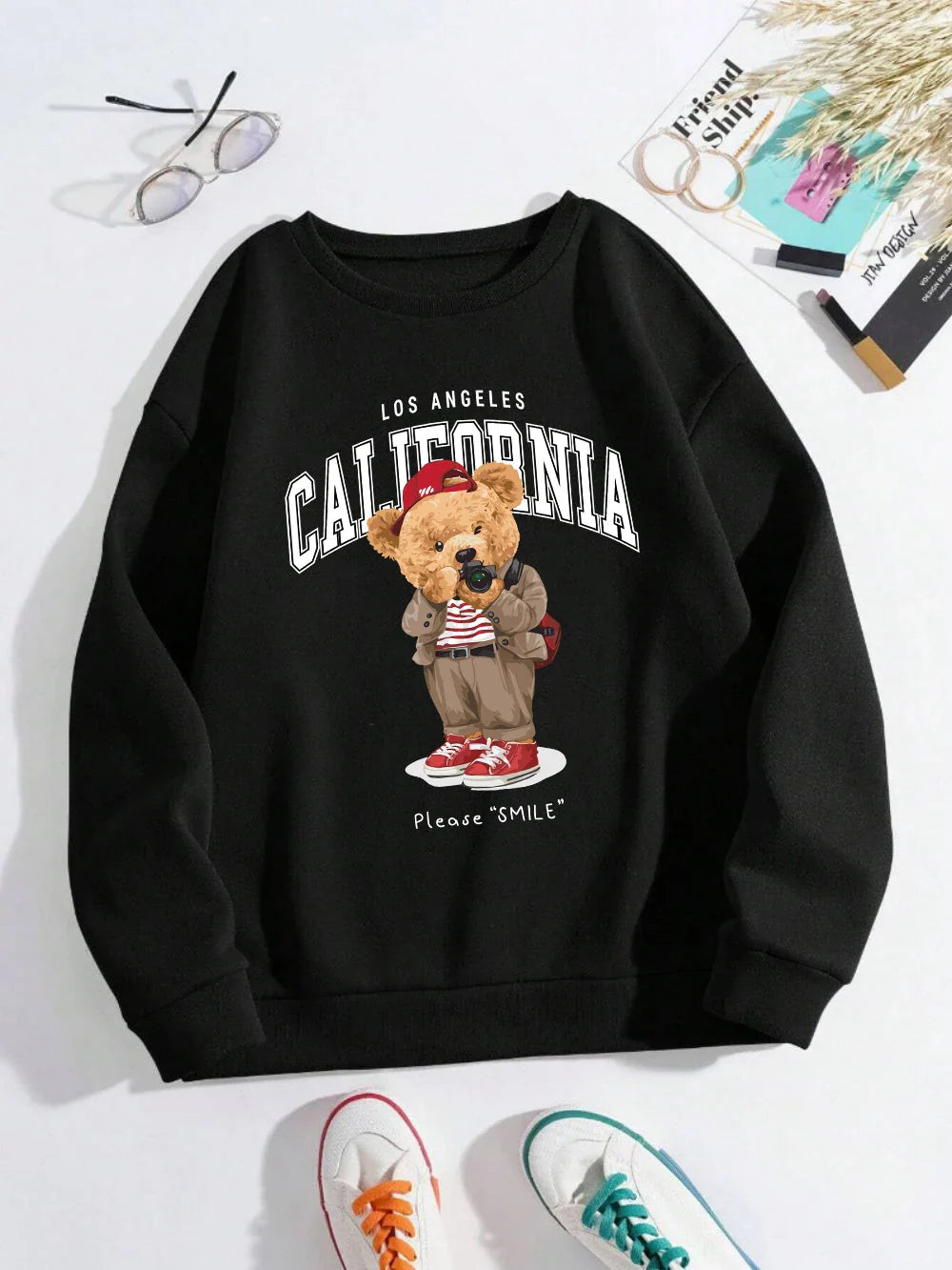 CaliBear Sweater – Oversized Unisex
