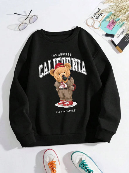 CaliBear Sweater – Oversized Unisex