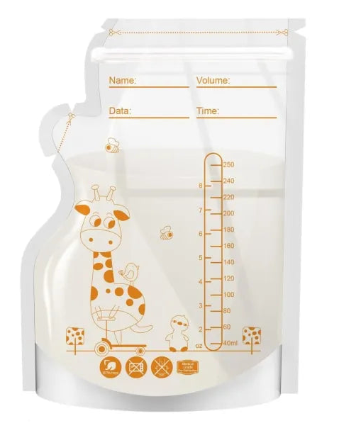 Milvora brystmælk opbevaringsposer – 250 ml fryseposer 30 eller 100 stk