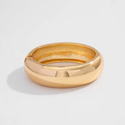Solvia Cuff Armbånd – Justerbart geometrisk metalarmbånd