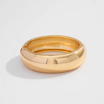 Solvia Cuff Armbånd – Justerbart geometrisk metalarmbånd