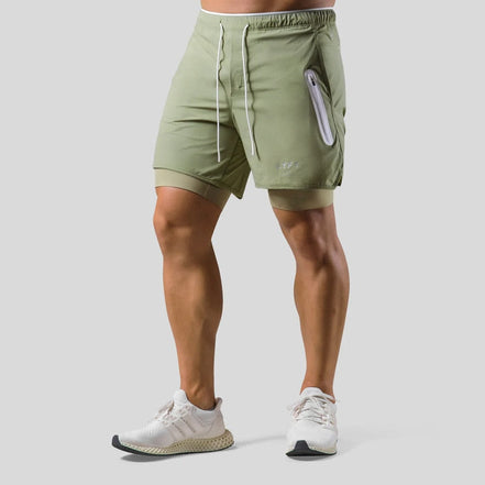 Axton 2-i-1 sportsshorts – let design med inderlag