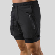 Axton 2-i-1 sportsshorts – let design med inderlag