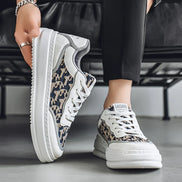 Aervox herre sneakers – mesh sneakers med kraftig sål og snørelukning