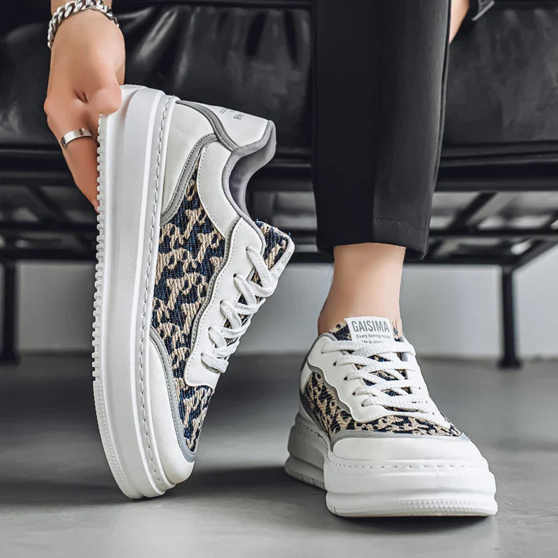 Aervox herre sneakers – mesh sneakers med kraftig sål og snørelukning