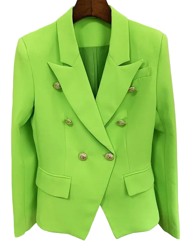 Camille Slimfit Blazer – Klassisk dobbeltradet dameblazer