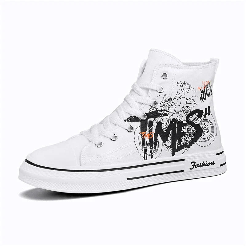 Tavion Herre High-Top Sneakers med Snøring