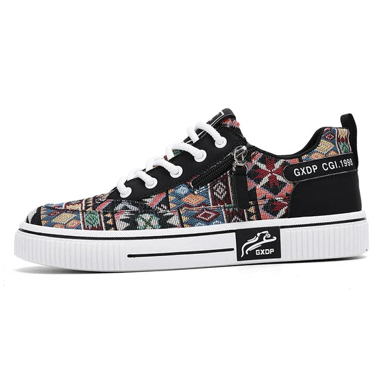 Virexo férfi sneaker fűzővel és hálós felsőrésszel