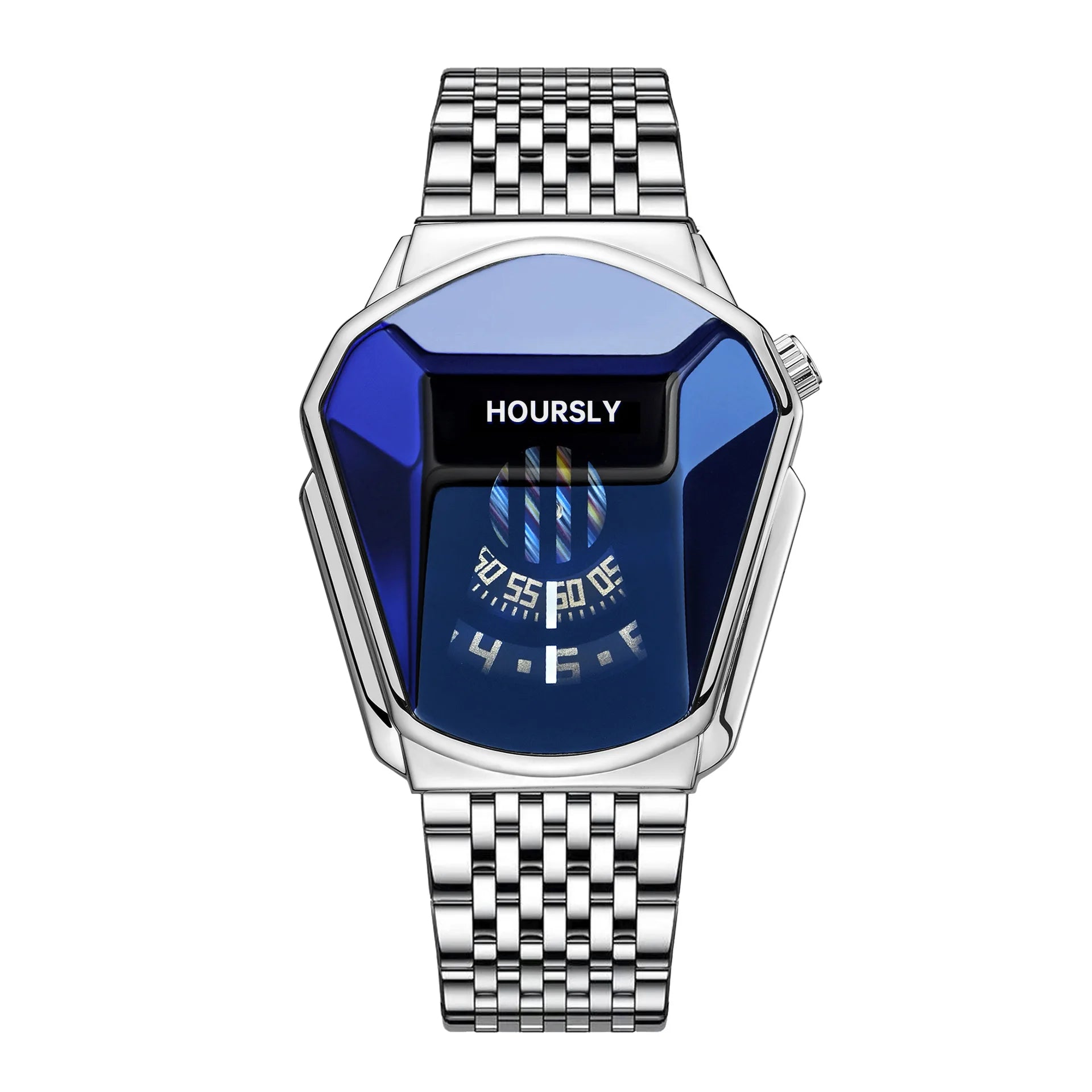 Ravion Steel Quartz Watch – Vandafvisende herreur med rustfri stålkæde
