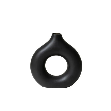 Lomira Dekovase med Rund Donutform og Åben Midte