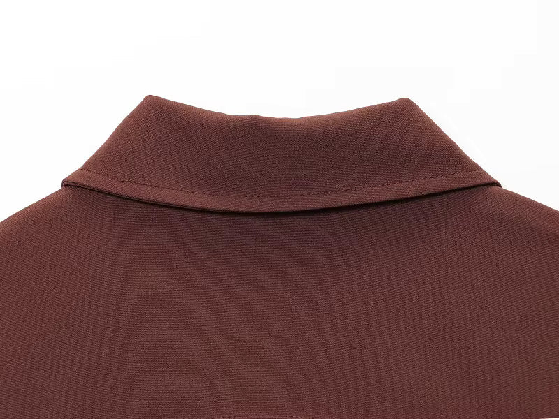 Cropped jakke med lynlås og korte ærmer – Veloria