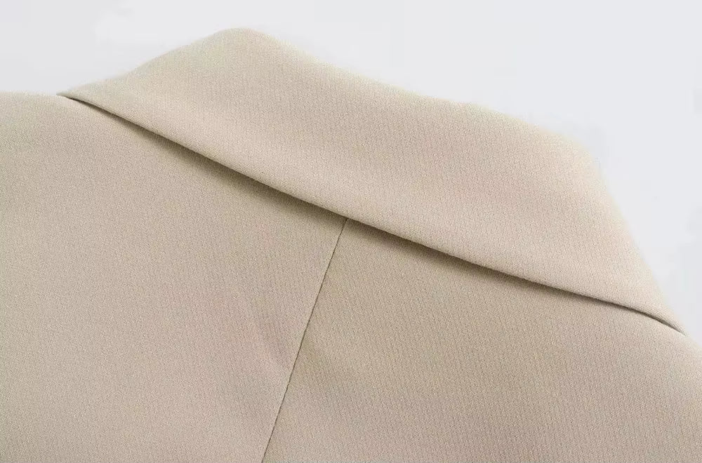 Catrina Dobbeltknappet Blazer – Klassisk Jakke med Lommer