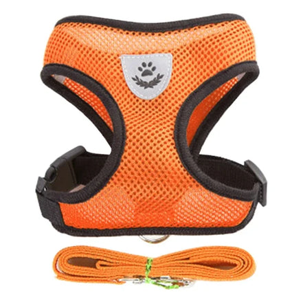 FlexPaw Mesh Sele med Line til Kat og Små Kæledyr