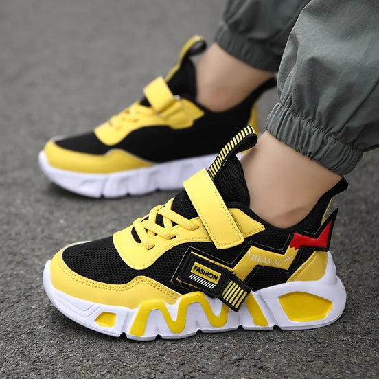 AerixRun børnesneakers – air mesh overdel, EVA sål, sportssko
