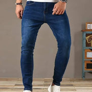 Torvian herrejeans med lige ben og medium talje