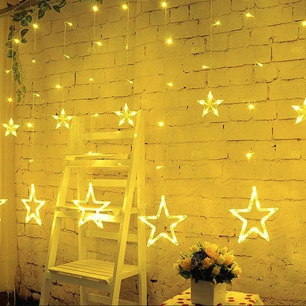 LED světelný závěs s hvězdami a 8 režimy svícení – Stellavyn