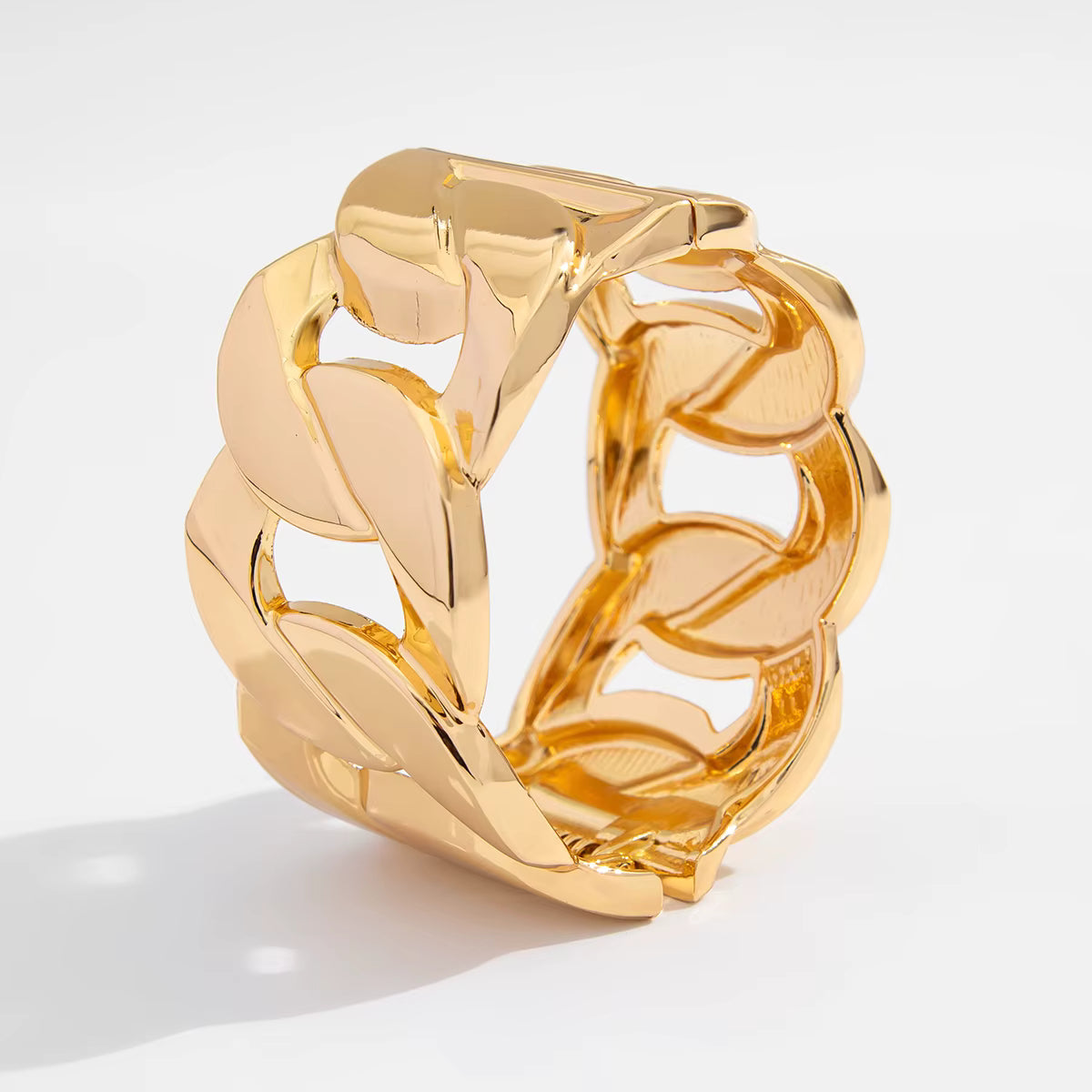 Solvia Cuff Armbånd – Justerbart geometrisk metalarmbånd