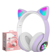 Felino hovedtelefoner til børn – foldbar Bluetooth-hovedtelefon med LED-elementer