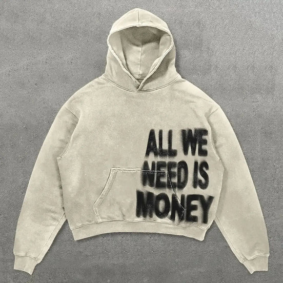 Statement Crop Hoodie – Unisex med Citater