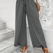 Paisoria dame culotte – vide bukser med paisley mønster og elastisk talje