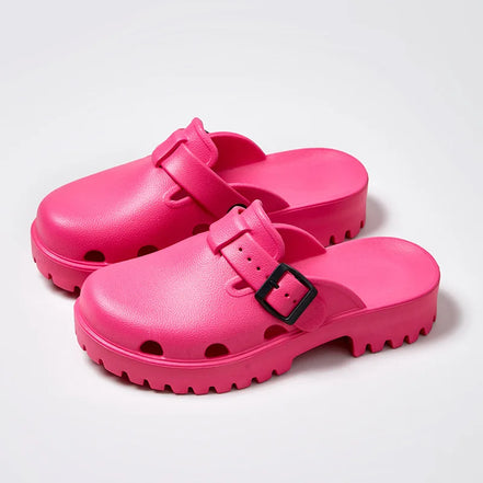 Larevia Dame Plateau-Sandaler med Justerbar Spænde