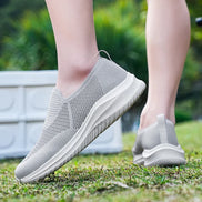 Sorvix Herre Slip-On Sneakers i Åndbart Tekstil
