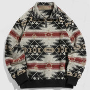 RetroEthno Knit – Unisex Striktrøje