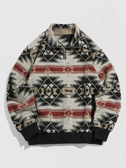 RetroEthno Knit – Unisex Striktrøje