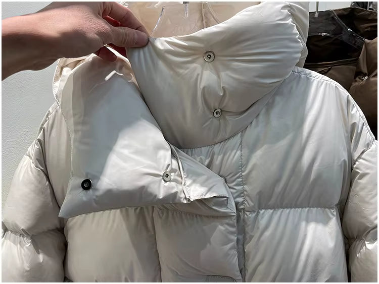 Norvia dunjakke – let vatteret vinterjakke med hætte