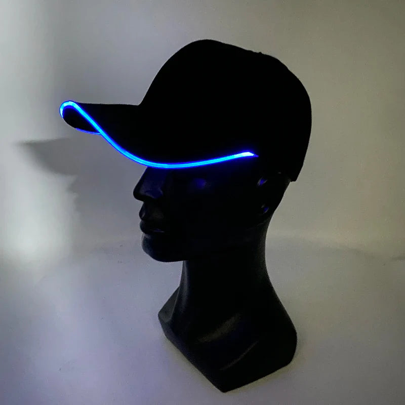 GlowPeak LED kasket – baseballkasket med LED-lys