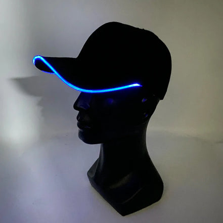 GlowPeak LED kasket – baseballkasket med LED-lys