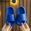 Solvani home slides – ensfarvede børneslippers