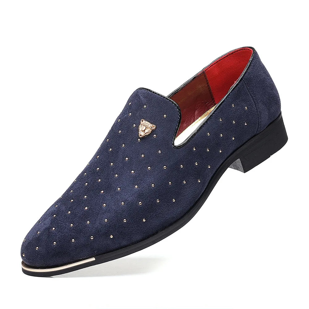 Zanvero herreloafer med slip-on og spids tå