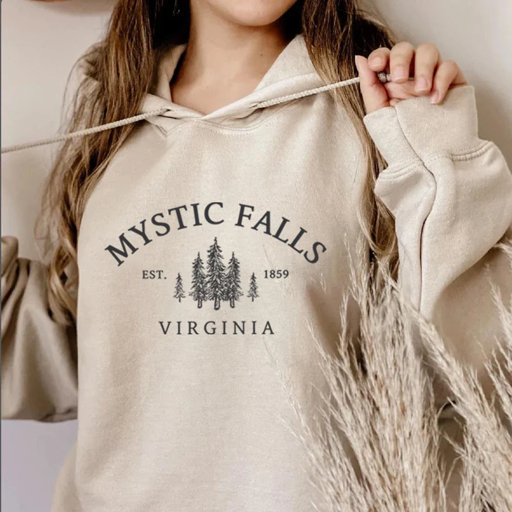 Heritage Oversized Hoodie med Vintage Print