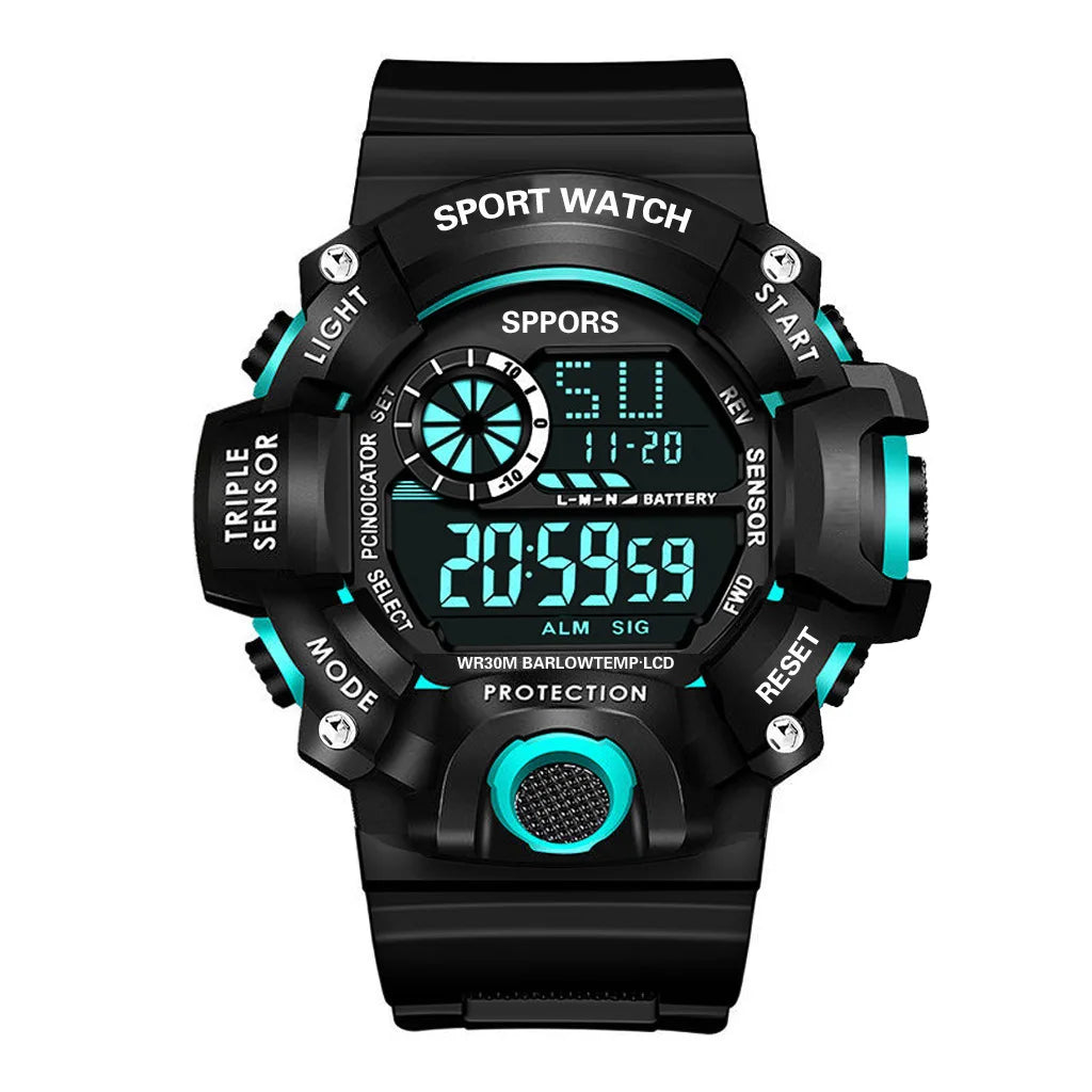 Ravtor digitalt sportsur med LED-display