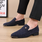 Zanvero herreloafer med slip-on og spids tå