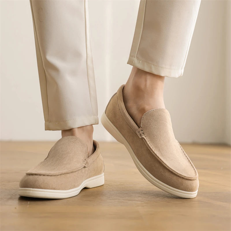 Elegante Suede Slip-ons Herre