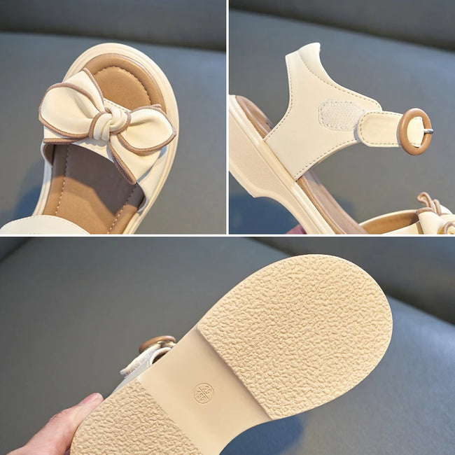 Marivelle summer sandals – børnesandaler med sløjfedetalje