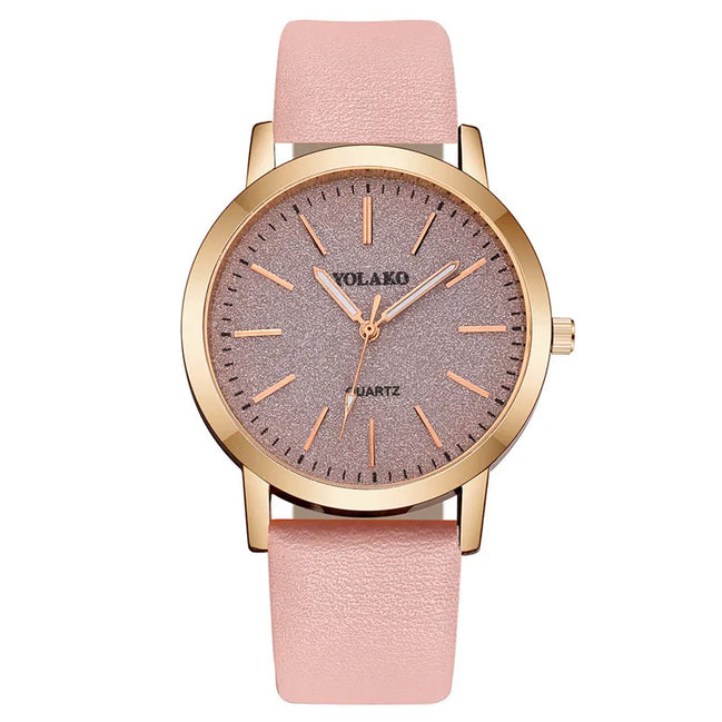 Virello Classic armbåndsur med læderrem