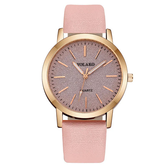 Virello Classic armbåndsur med læderrem