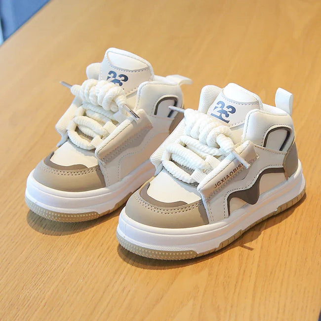 Nordivo børne high-top sneakers med ankelskaft og snørelukning