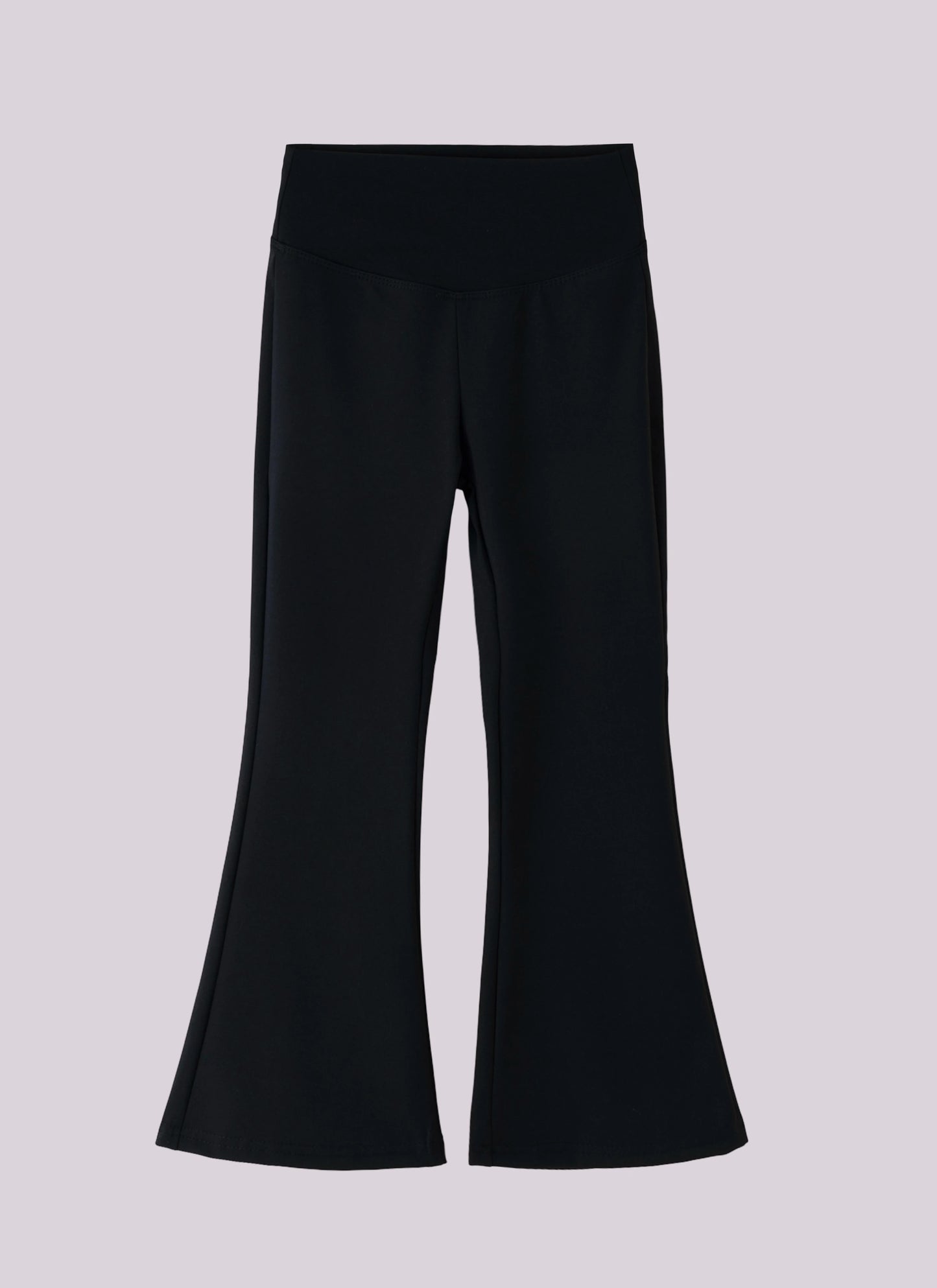 Fenya børneleggings med slids – strækbare bukser med høj talje til piger