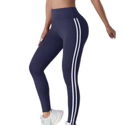 Almara Sømløse Leggings – Høj Talje med Struktureret Design