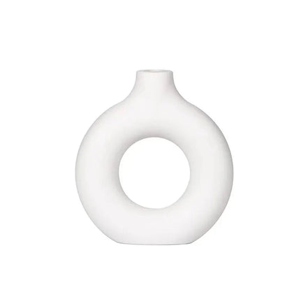 Lomira Dekovase med Rund Donutform og Åben Midte